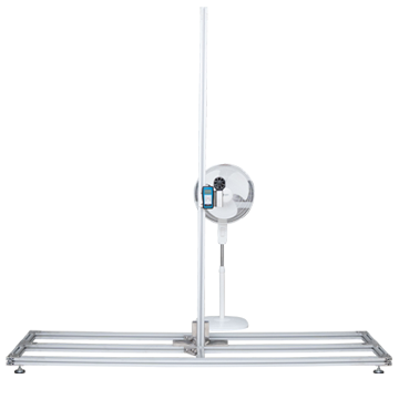Air Delivery Test Setup For Table Fan