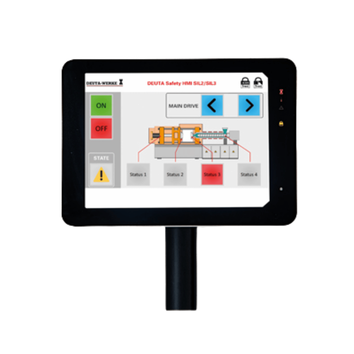 HMI-Based Data Recording Safety Test Panel